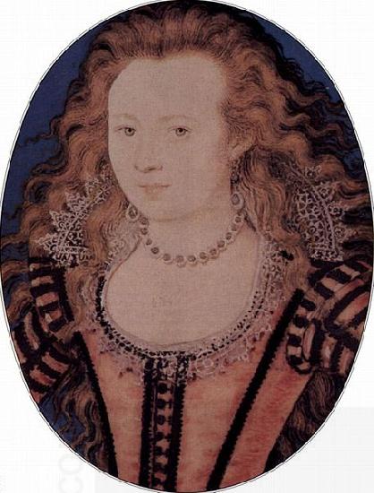 Nicholas Hilliard Elizabeth, Queen of Bohemia, daughter of James I China oil painting art